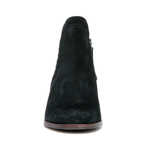 Franco Sarto Black Suede Bootie - Picture 4 of 11